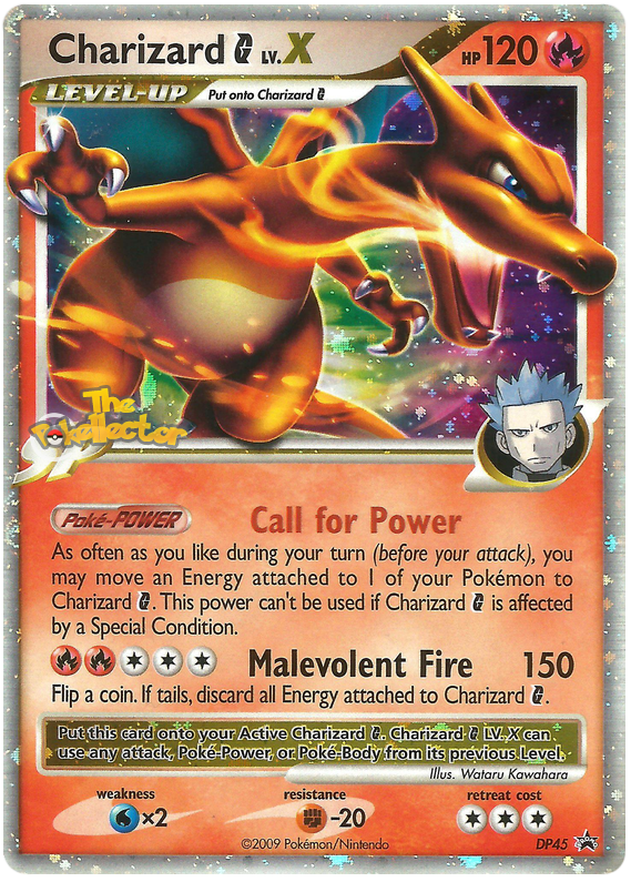 Charizard G LV.X - DP Black Star Promos #45 Pokemon Card