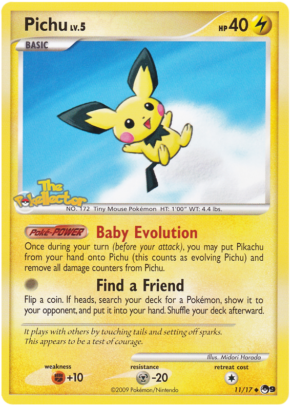 Pichu - POP Series 9 #11 Pokemon Card