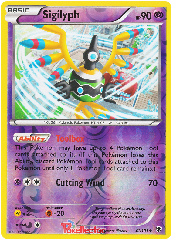 Sigilyph - Plasma Blast #41 Pokemon Card