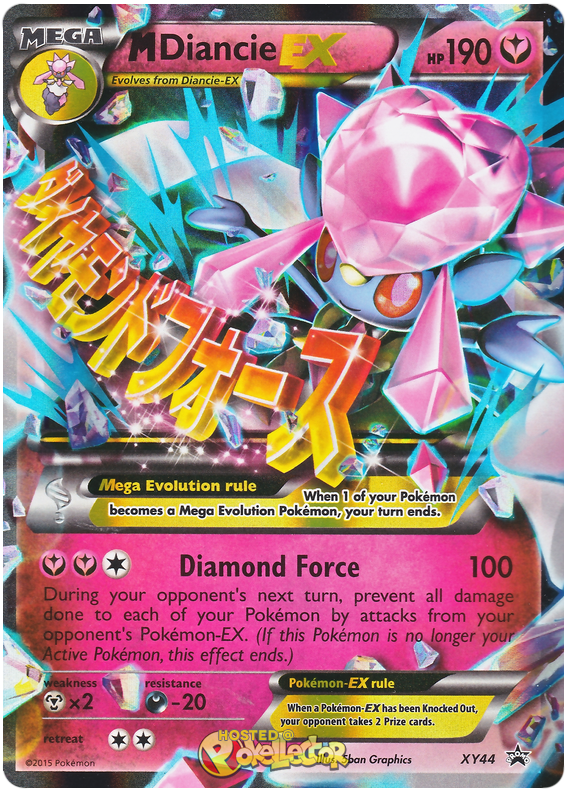 M Diancie Ex Xy Promos Pokemon Card