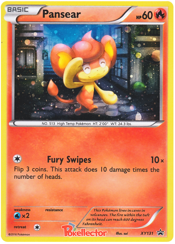 Pansear XY Promos 131 Pokemon Card