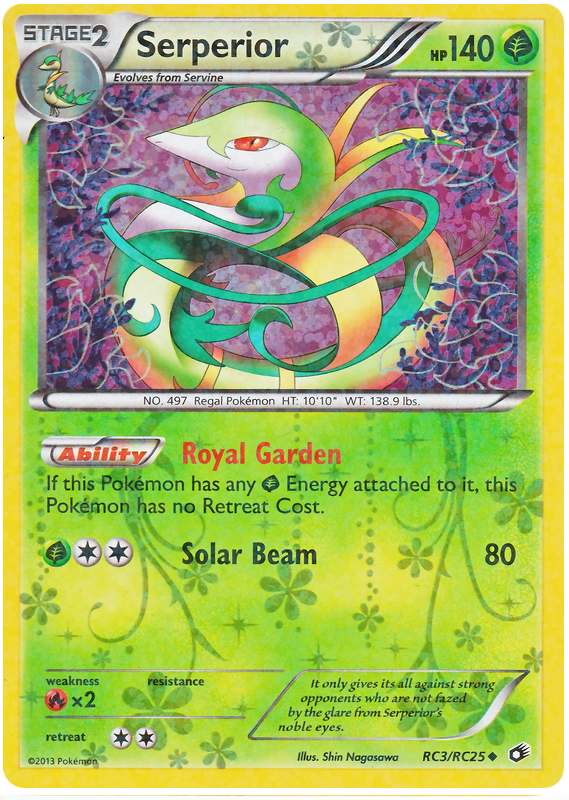 Serperior Radiant Collection 3 Pokemon Card