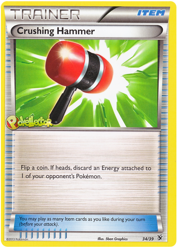 Crushing Hammer Kalos Starter Set 34 Pokemon Card