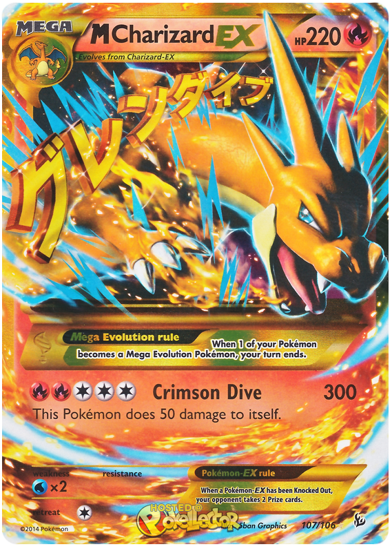 Pokémon XY FLASHFIRE Full Arts Charizard Bonus Complete Set All Cards EX