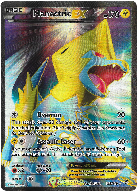 Manectric EX - Phantom Forces #113 Pokemon Card