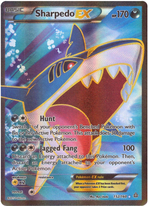 Sharpedo EX - Primal Clash #152 Pokemon Card
