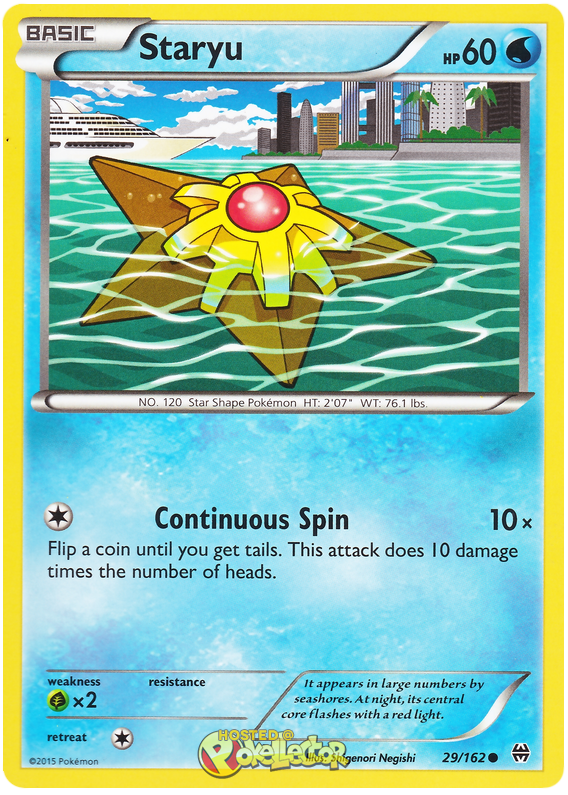 Staryu - XY BREAKthrough #29 Pokemon Card