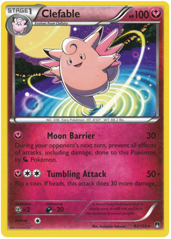 Clefable - BREAKPoint #82 Pokemon Card