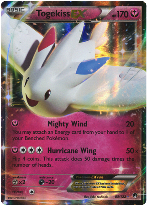 Togekiss Ex Breakpoint Pokemon Card