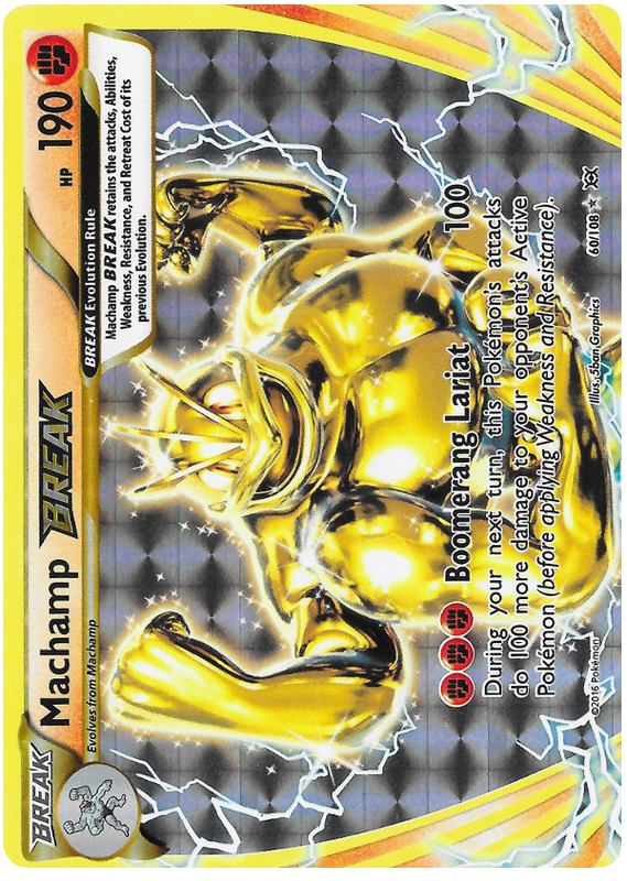 Machamp BREAK Evolutions 60 Pokemon Card