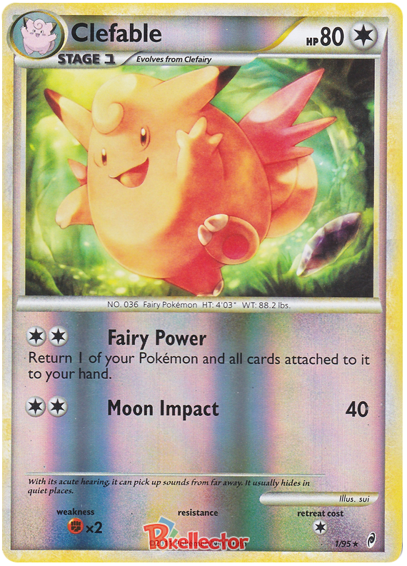 Clefable - Call of Legends #1 Pokemon Card