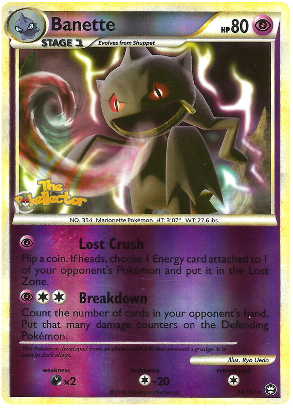 Banette HS Triumphant 14 Pokemon Card