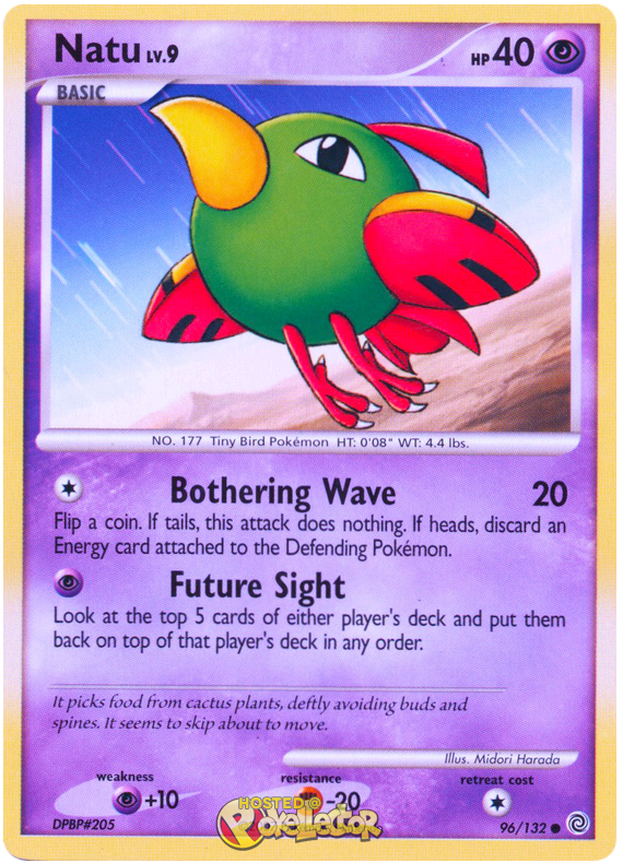 Natu Secret Wonders 96 Pokemon Card