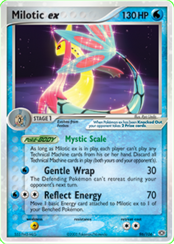 Milotic Ex EX Emerald 96 Pokemon Card