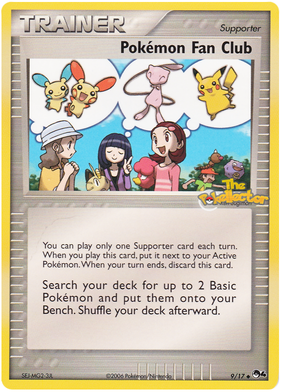 Pokemon Fan Club - POP Series 4 #9 Pokemon Card
