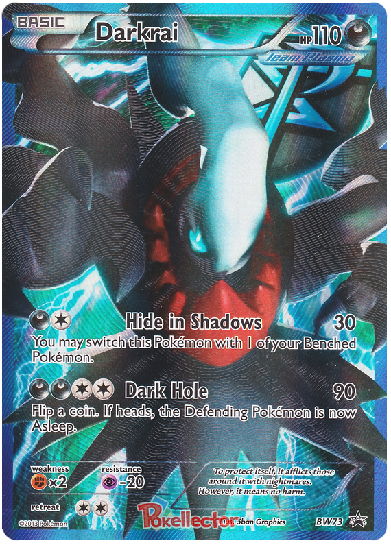 Darkrai Black White Promos 73 Pokemon Card
