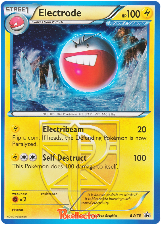 Electrode Black & White Promos 76 Pokemon Card